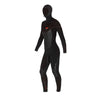 Combinaison intégrale Amazone à capuche pour femmes fermeture à glissière poitrine 6-4 Noir-Orange Taille 10-L RRD 25AMCZ64H10