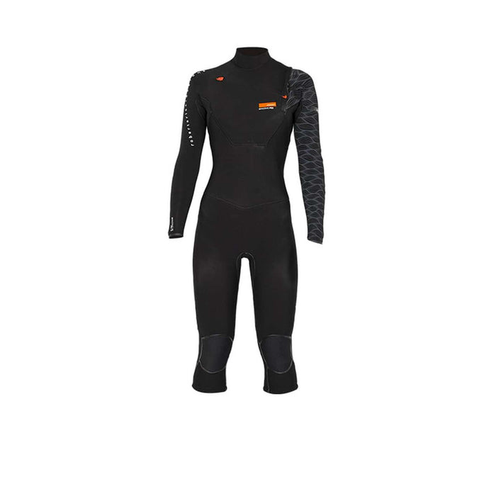 Combinaison courte Amazone Zip poitrine 3-2 Au-dessus du genou Noir-Orange Y27 Taille 14 RRD 25AMOCZ_32_14