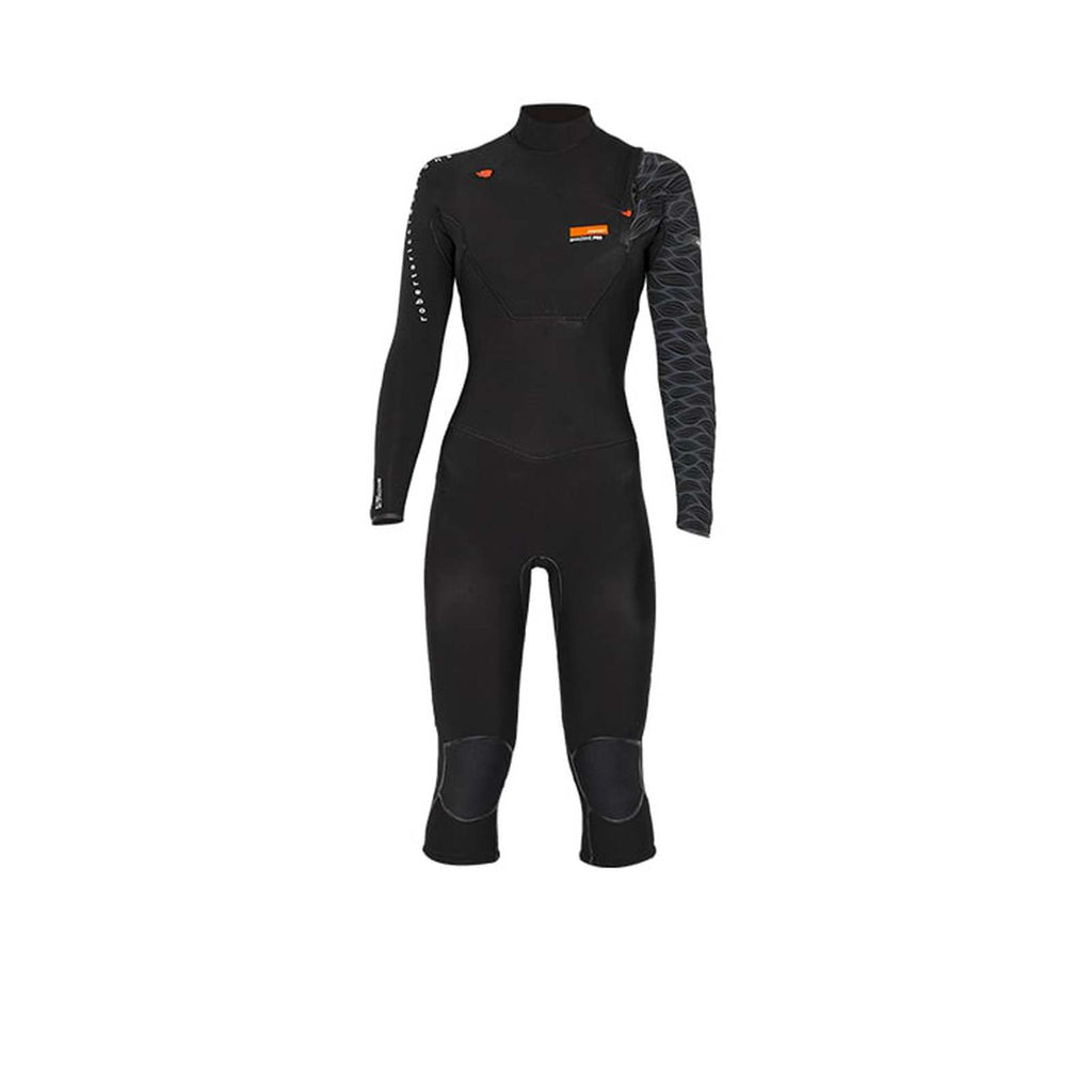 Combinaison courte Amazone Zip poitrine 3-2 Au-dessus du genou Noir-Orange Y27 Taille 6 RRD 25AMOCZ_32_6