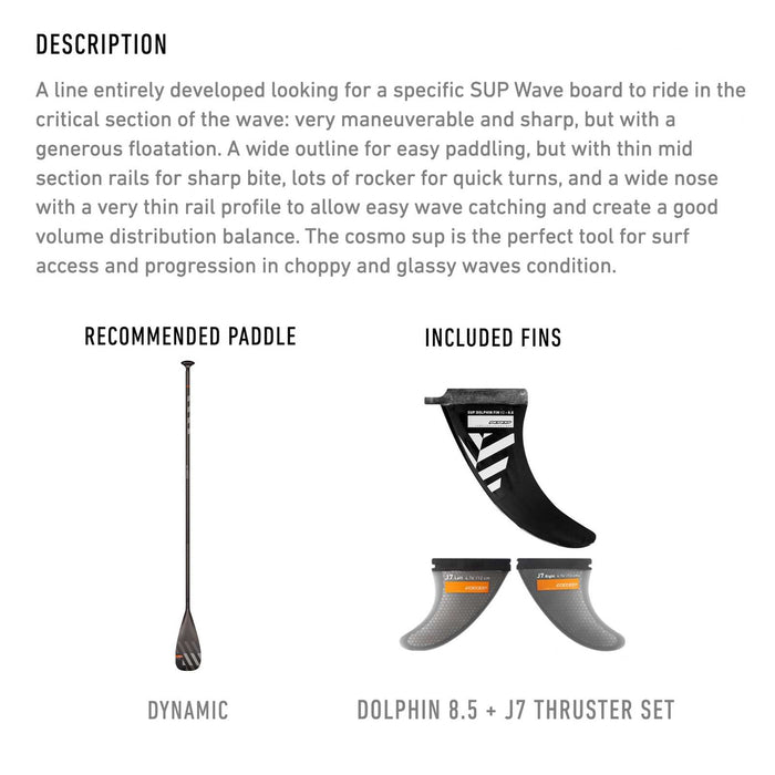 Planche SUP composite Cosmo Lte 8'8''x31''4'' 135l RRD 25C088LTE