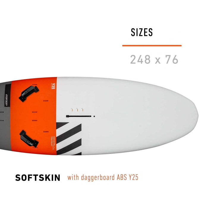 Planche de planche à voile Evolution L Softskin Avec Dagger 248x76 RRD 25ELDS