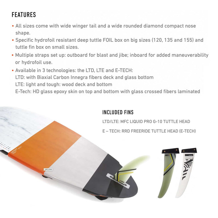 Planche de Windsurf Firemove Y25 135 Ltd RRD 25FM135LTD