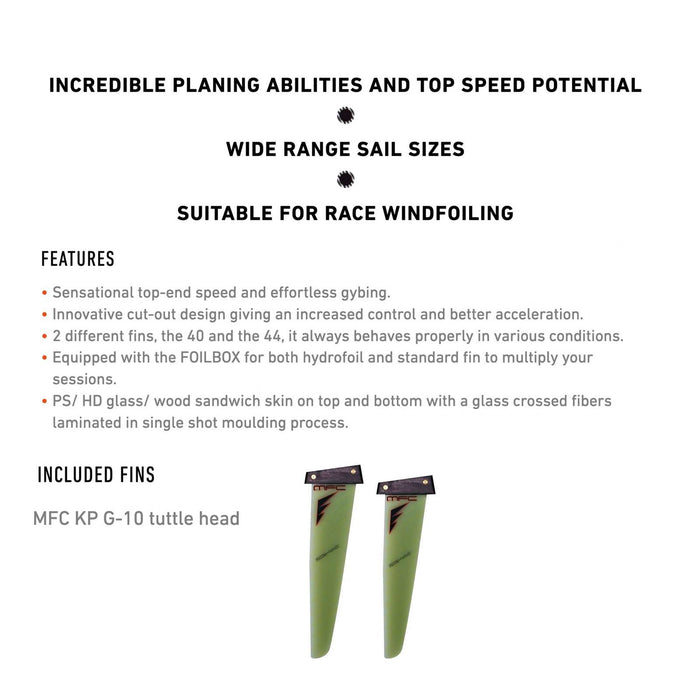 Planche de Windsurf Fire Race Y25 120 Lte 230x75cm RRD 25FR120LTE