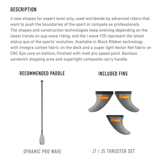 Planche de SUP Composite I-Wave 105l 8'0''x27 1-2''x4 3-8'' RRD 25IW80BR