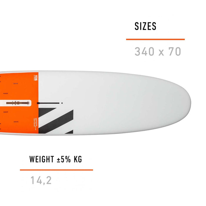 Planche de Windsurf Long Rider Softskin 180l 340x70cm RRD 25LRS