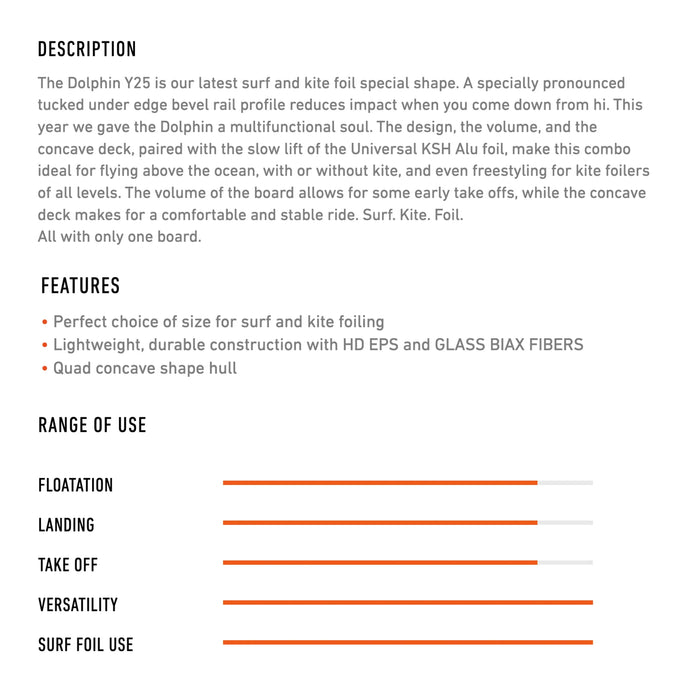 Kitefoil board RRD Dolphin