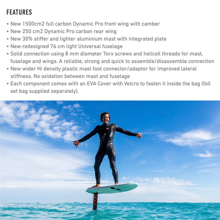 Set Hydrofoil Dynamic Pro Swk Alu Y26 1500 RRD 26DPASWKF1500S