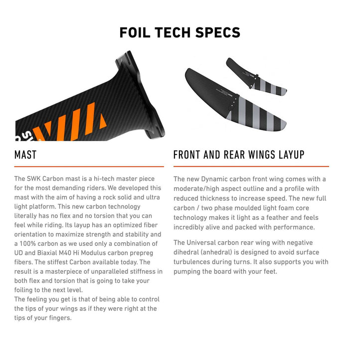 Set Hydrofoil Dynamic Sw Carbon Y26 1400-85 RRD 26DSWC1400FS