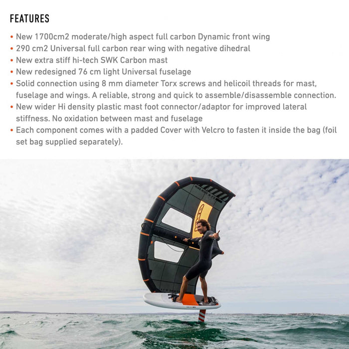 Set Hydrofoil Dynamic Sw Carbon Y26 1700-85 RRD 26DSWC1700FS