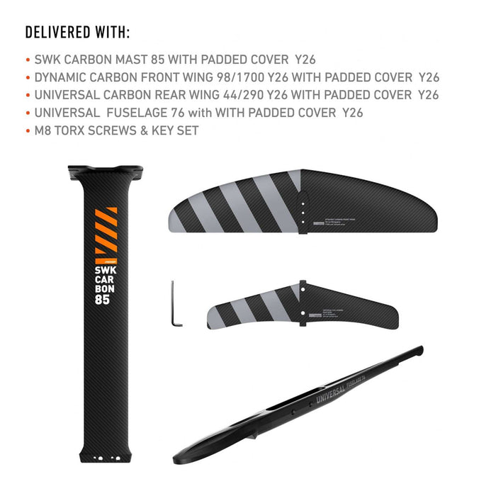 Set Hydrofoil Dynamic Sw Carbon Y26 1700-85 RRD 26DSWC1700FS