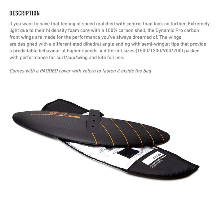 Aile avant Hydrofoil Dynamic Pro Full Carbon 66,4cm RRD 26DYPCFW9
