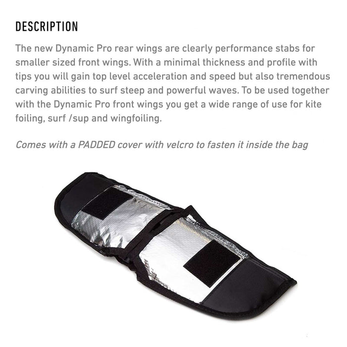 Aile Arrière Hydrofoil Dynamic Pro Complet Carbone 37cm RRD 26DYPCRW210