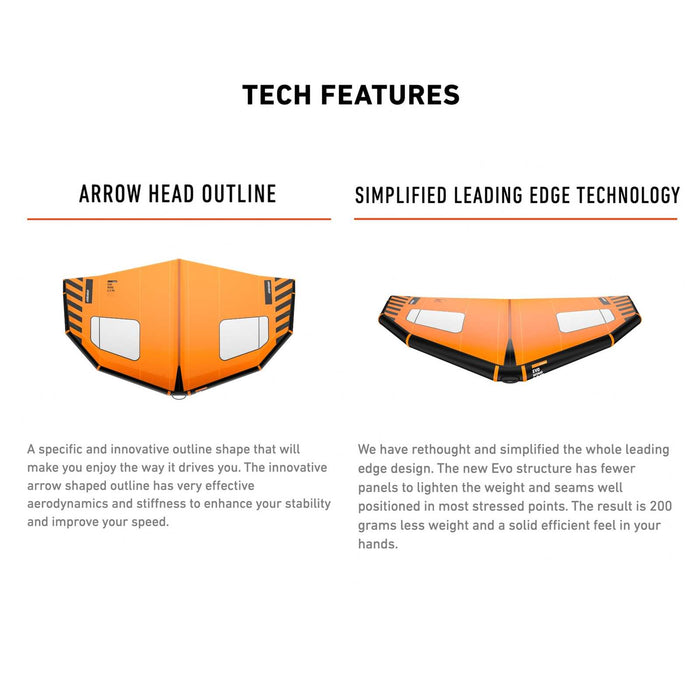 Aile Wing Foil Evo Orange Y26 Taille 6.5 RRD 26EW65