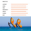 Aile Wing Foil Evo Orange Y26 Taille 6.5 RRD 26EW65