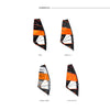 Planche de Windsurf Freestyle Wave Ruban Noir 225x58cm 84l RRD 26FW84BR