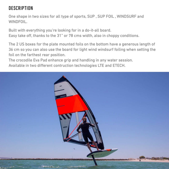 Planche Windfoil Hi-Flight E-Tech 240x78cm 150l RRD 26HIFE