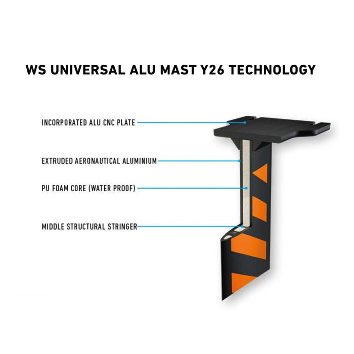 Mât de hydrofoil Universel Alu WS 85cm RRD 26UAMWS85