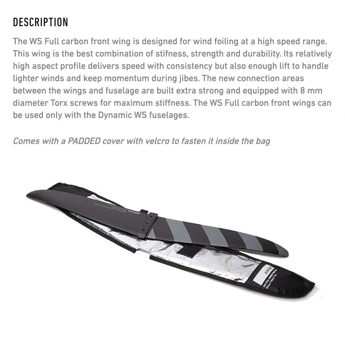 Aile Avant WS de Hydrofoil Full Carbon 85cm RRD 26WSFCFW85768