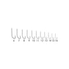 Hameçons de pêche 1209 en acier carbone cristal nickel n°6 20pcs Expert Predator 27660