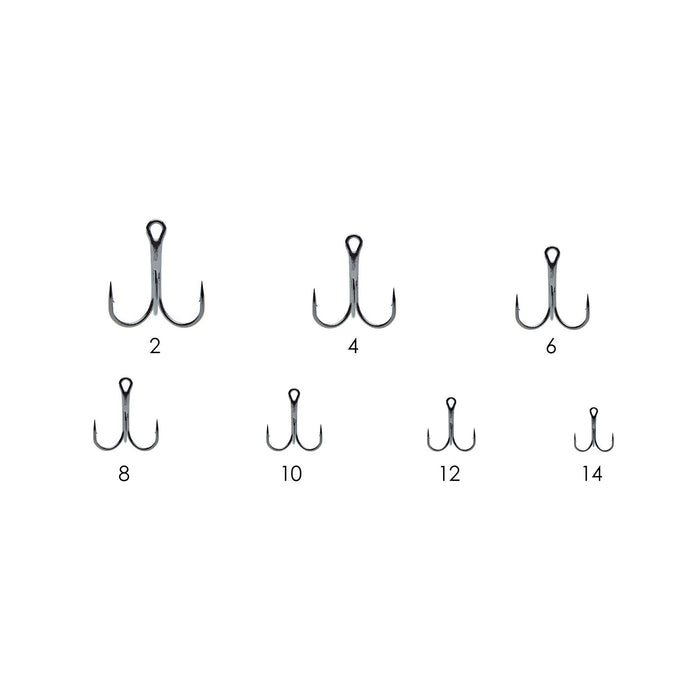Hameçons triples de pêche 1092 noir-nickel №6 50pcs Expert Predator 27704