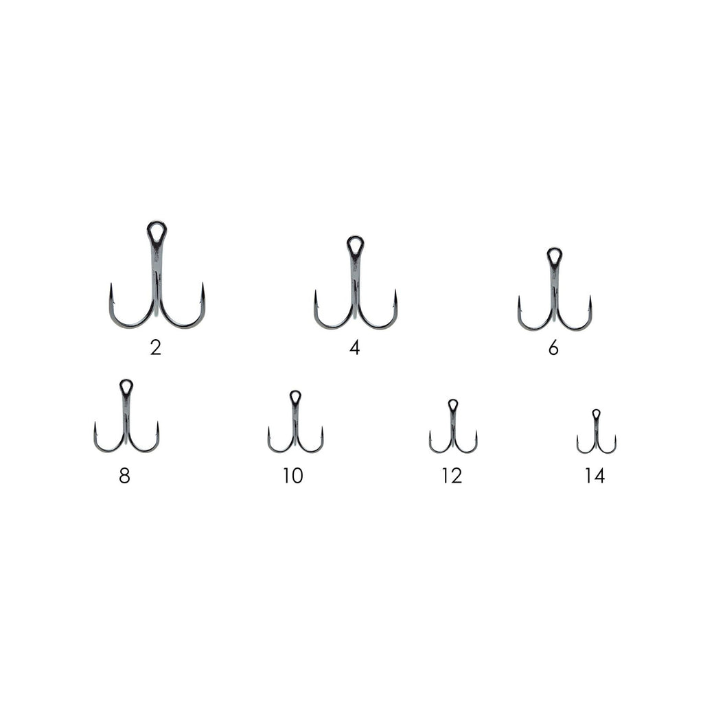 Hameçons triples de pêche 1092 noir-nickel №10 50pcs Expert Predator 27706