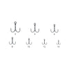 Hameçons triples de pêche 1092 noir-nickel №10 50pcs Expert Predator 27706