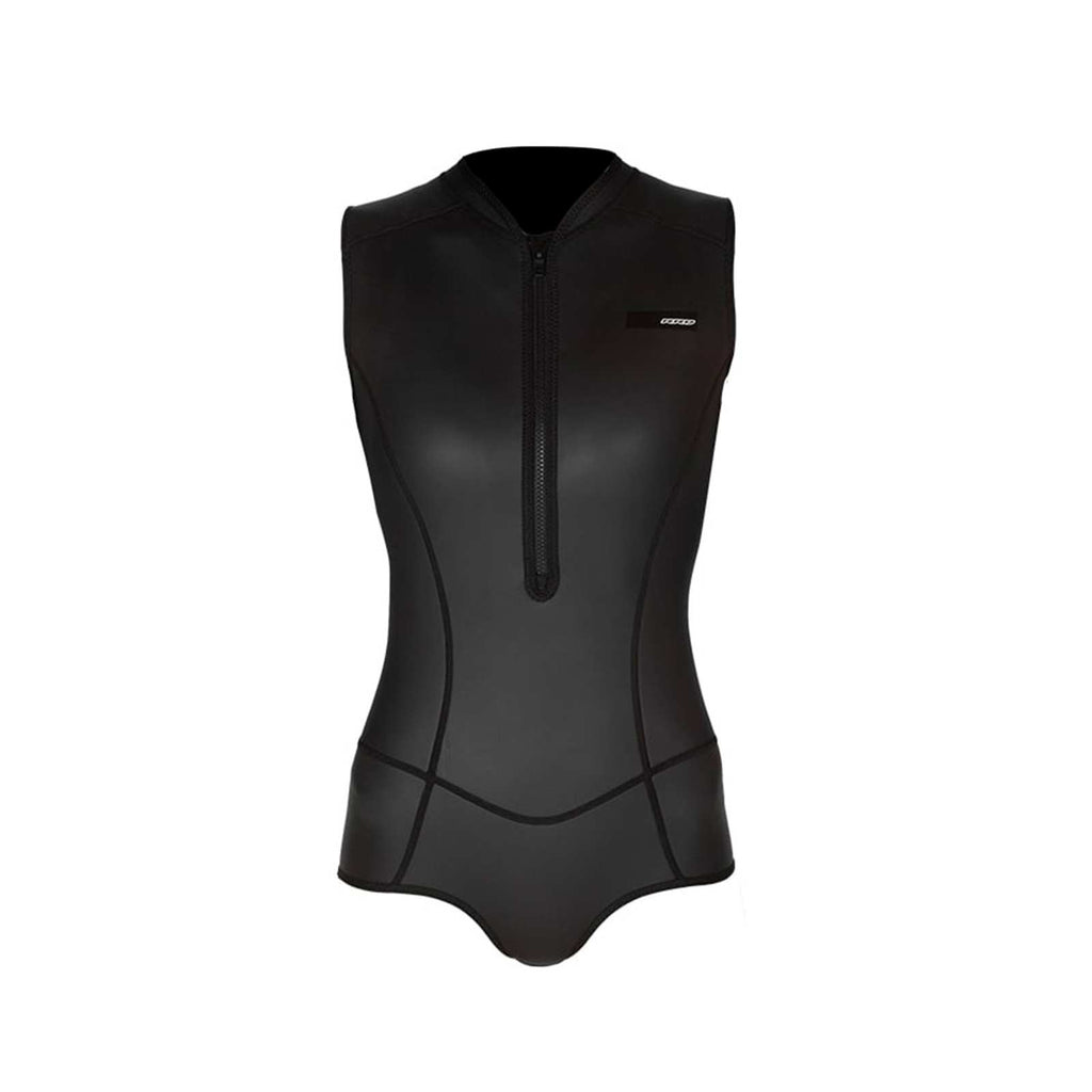 Short Wetsuit Seventysix Body Vest Femme Zip Avant 2-1 Noir Taille 12-XL RRD 2776BV21F_12