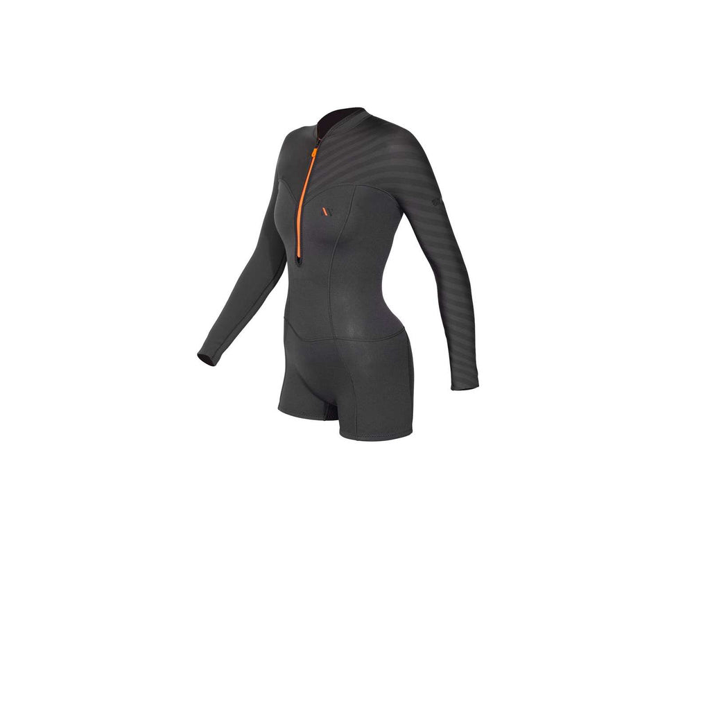 Short Wetsuit Seventysix Shortleg Femme Zip Avant 2-2 Gris Taille 16-XXXL RRD 2776FZ22SF_16