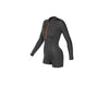 Short Wetsuit Seventysix Shortleg Femme Zip Avant 2-2 Gris Taille 16-XXXL RRD 2776FZ22SF_16