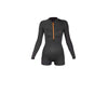 Short Wetsuit Seventysix Shortleg Femme Zip Avant 2-2 Gris Taille 16-XXXL RRD 2776FZ22SF_16