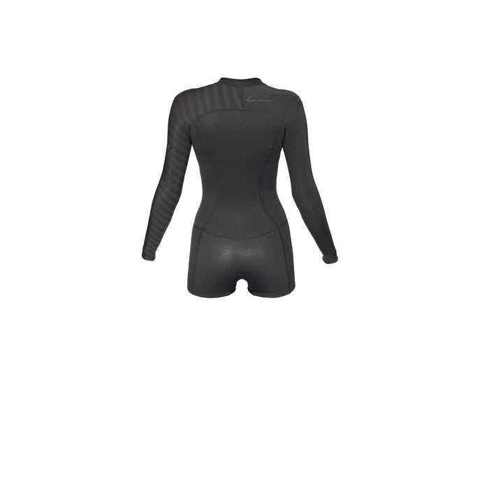 Short Wetsuit Seventysix Shortleg Femme Zip Avant 2-2 Gris Taille 16-XXXL RRD 2776FZ22SF_16