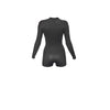 Short Wetsuit Seventysix Shortleg Femme Zip Avant 2-2 Gris Taille 16-XXXL RRD 2776FZ22SF_16