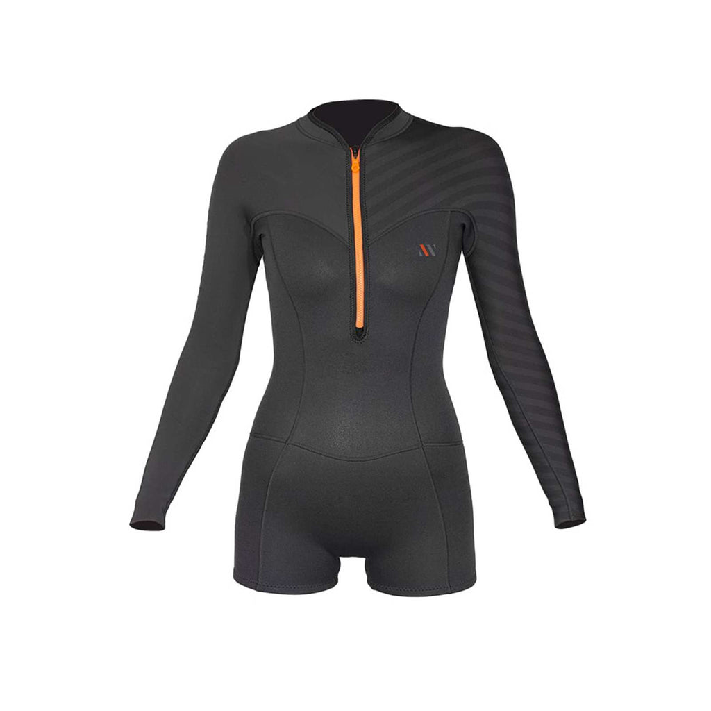 Short Wetsuit Seventysix Shortleg Femme Zip Avant 2-2 Gris Taille 6-S RRD 2776FZ22SF_6