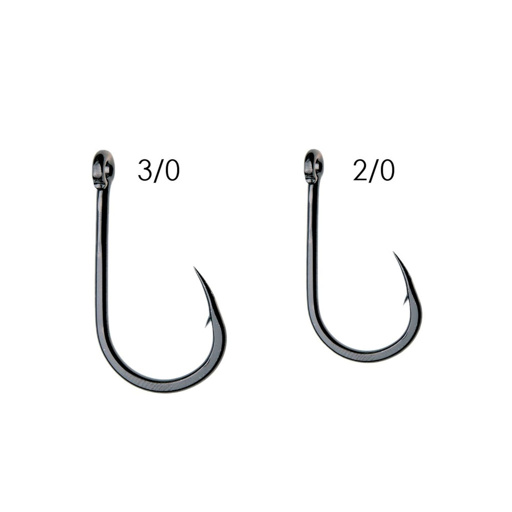 Hameçons de pêche d'assistance 4908 Acier carbone Noir-Nickel №3-0 5pcs Expert Predator 27819