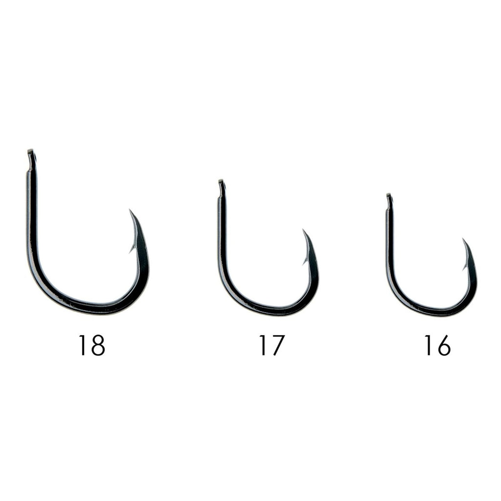Hameçons circulaires de pêche 9883 Acier carbone Noir-Nickel №16 5pcs Expert Predator 27821