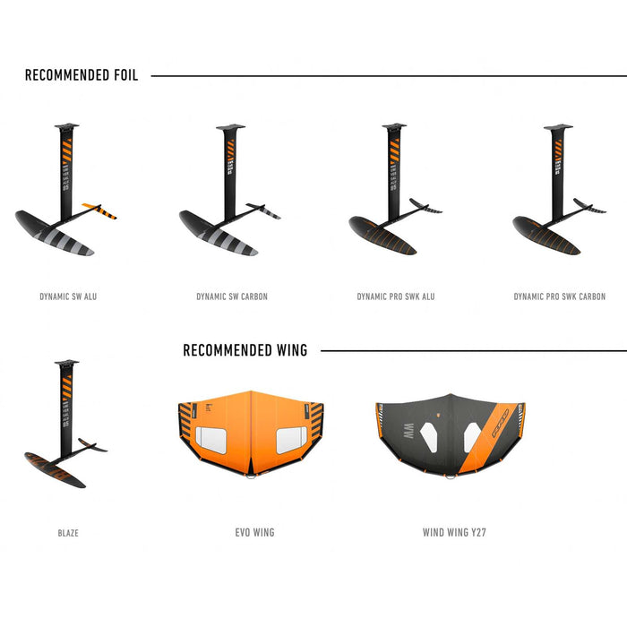 Planche Wing Foil Air Beluga Pro 146x68x10,5cm 80l RRD 27ABLGP80
