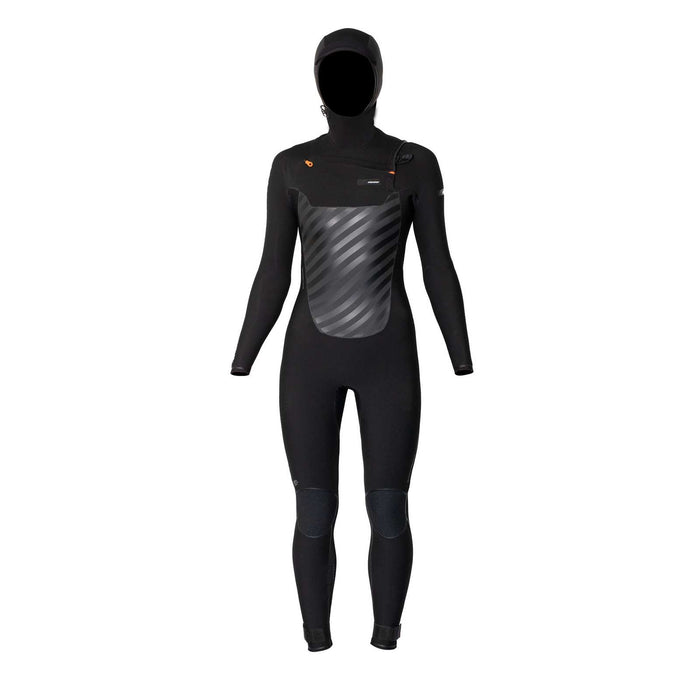 Combinaison Complète Amazone à Capuche Femme Zip Poitrine 6-4 Noir Taille 10-L RRD 27AMHCZ64_10