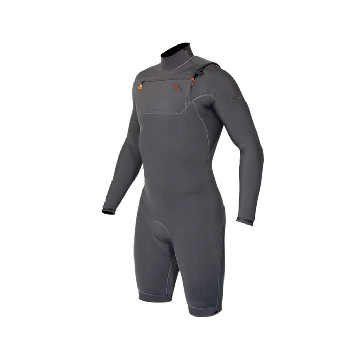 Combinaison shorty Celsius Shorty Homme Zip poitrine Manches longues 3-2 Gris Taille MT RRD 27CSCZ32SLS_MT