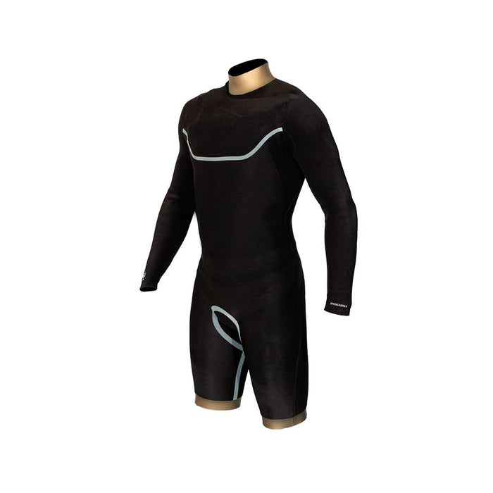 Combinaison shorty Celsius Shorty Homme Zip poitrine Manches longues 3-2 Gris Taille MT RRD 27CSCZ32SLS_MT