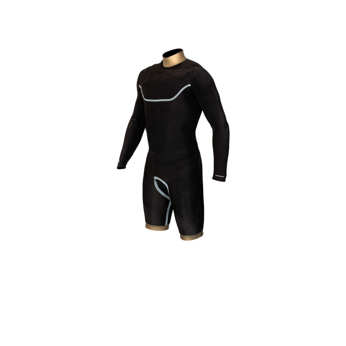 Combinaison shorty Celsius Shorty Homme Zip poitrine Manches longues 3-2 Gris Taille XXL RRD 27CSCZ32SLS_XXL