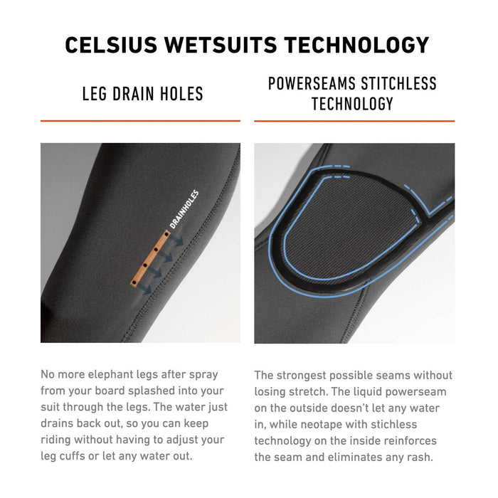 Combinaison intégrale Celsius Homme Zip poitrine 3-2 Gris Taille S RRD 27CSCZ32_S