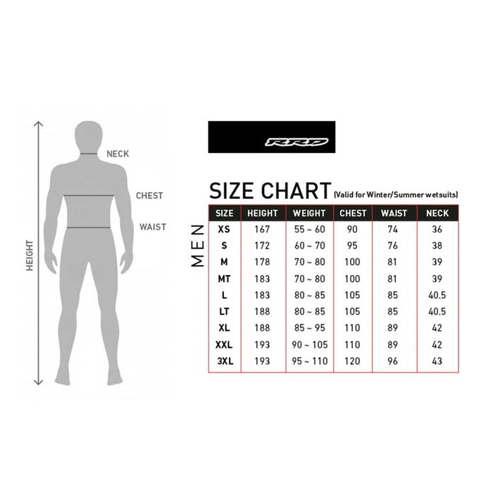 Combinaison intégrale Celsius Homme Zip poitrine 5-3 Noir Taille LT RRD 27CSCZ53_LT