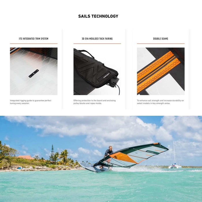 Voile Evolution Y27 de Windsurf Taille 8.0 RRD 27E_44_8_0