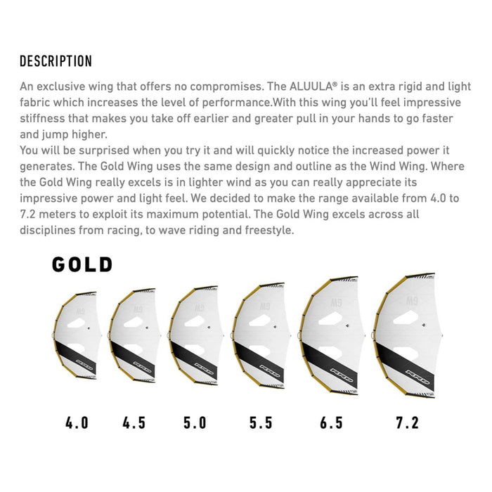 Aile de Foil Wing Gold Y27 Taille 6.5 RRD 27GW65