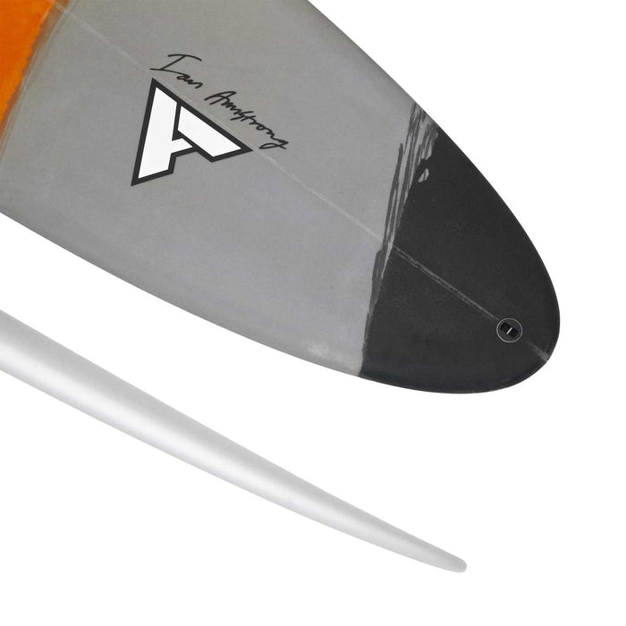 Planche de Surf Happy Hippo Gris-Orange 9'4''x23 1-8''x3'' 80l RRD 27HPHA94