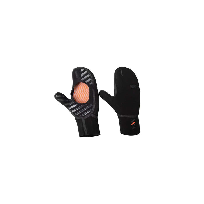 Gants de combinaison Mitten Paume Ouverte 2-2 Noir-Orange XL RRD 27MOPXL