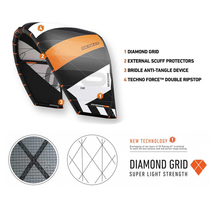Cerf-volant Obsession Rayures Y27 9 RRD 27OB19KB1