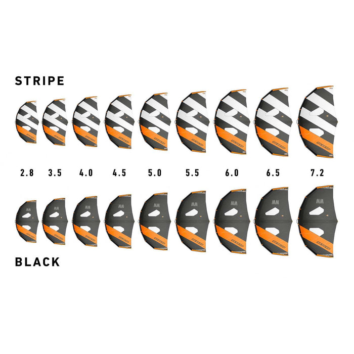 Aile de Wing Foil Noir Taille 4.5 RRD 27WW45B