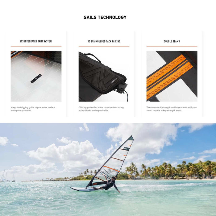 Voile de Windsurf X-Tra Rig Complet Taille 6.0 RRD 27XSR_H3_6_0