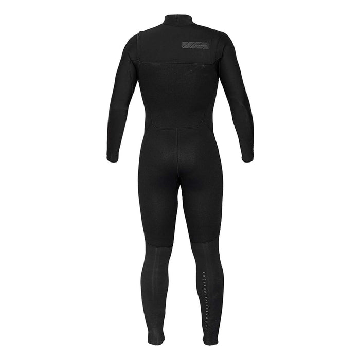 Combinaison Complète Zero Homme Zip à la poitrine 5-4-3 Noire Taille 3XL RRD 27ZRCZ543_3XL